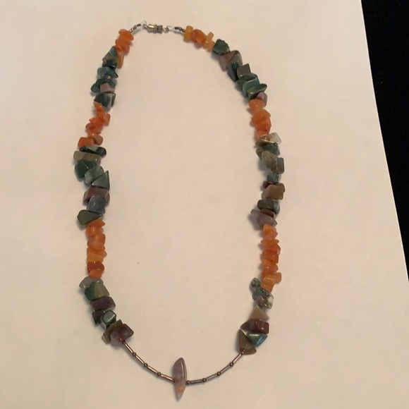 Hematite Jewelry Stone Set in Muted Earth Tones - Picture 5 of 6